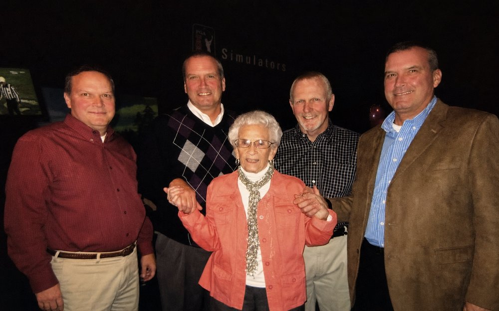 Milly Nelson and her sons